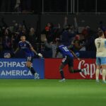 FC Cincinnati Celebrates Yerson Mosquera's Goal on November 25, 2023