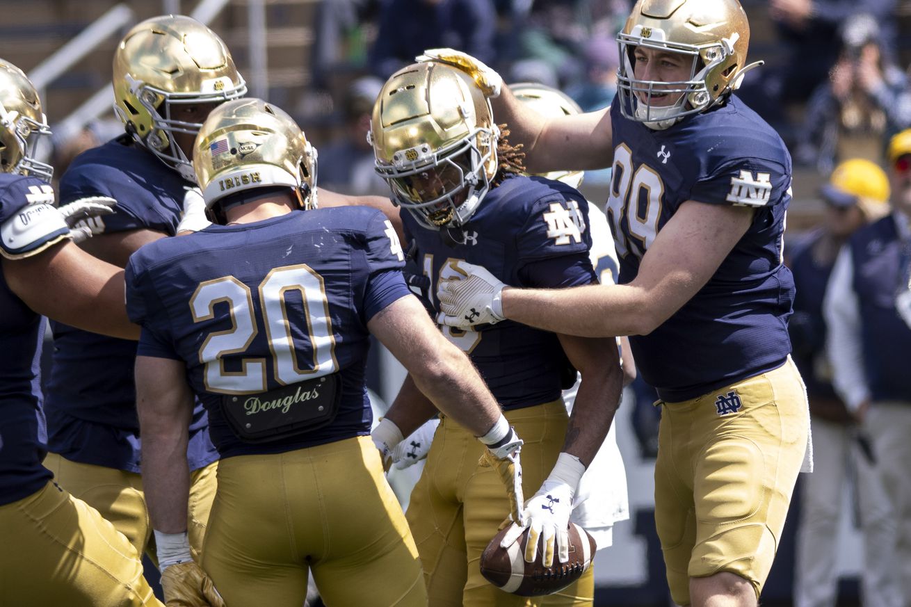 COLLEGE FOOTBALL: APR 20 Notre Dame Spring Game