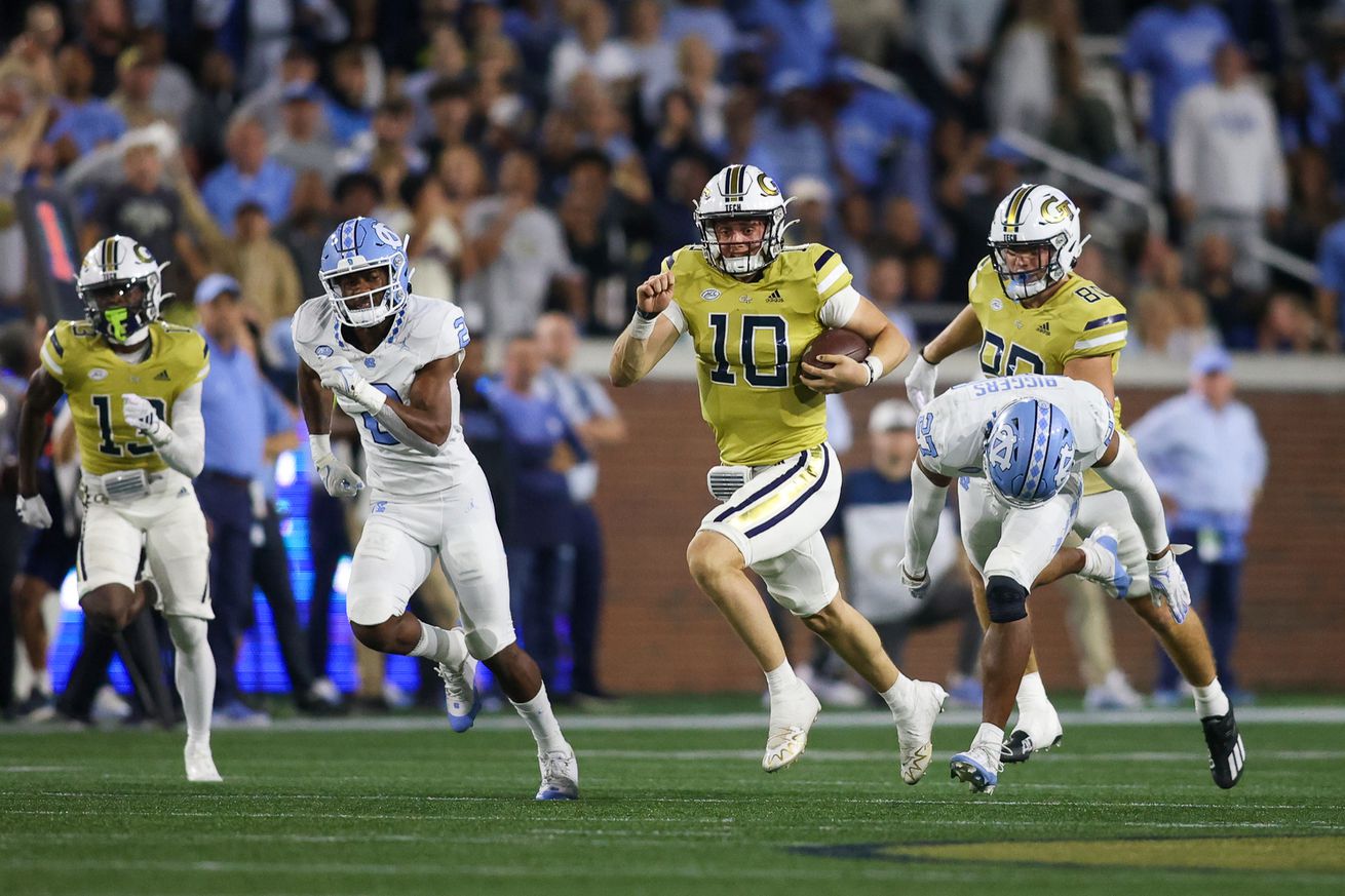 NCAA Football: North Carolina at Georgia Tech