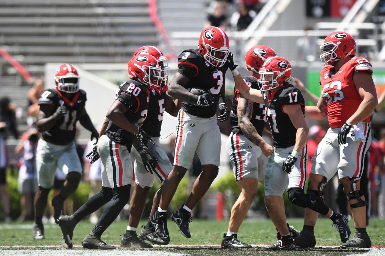 COLLEGE FOOTBALL: APR 13 Georgia Spring Game