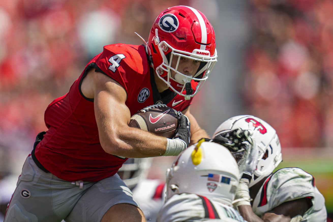 NCAA Football: Ball State at Georgia