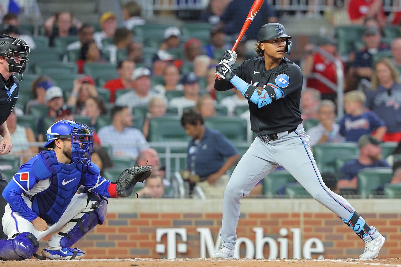 MLB: AUG 03 Marlins at Braves