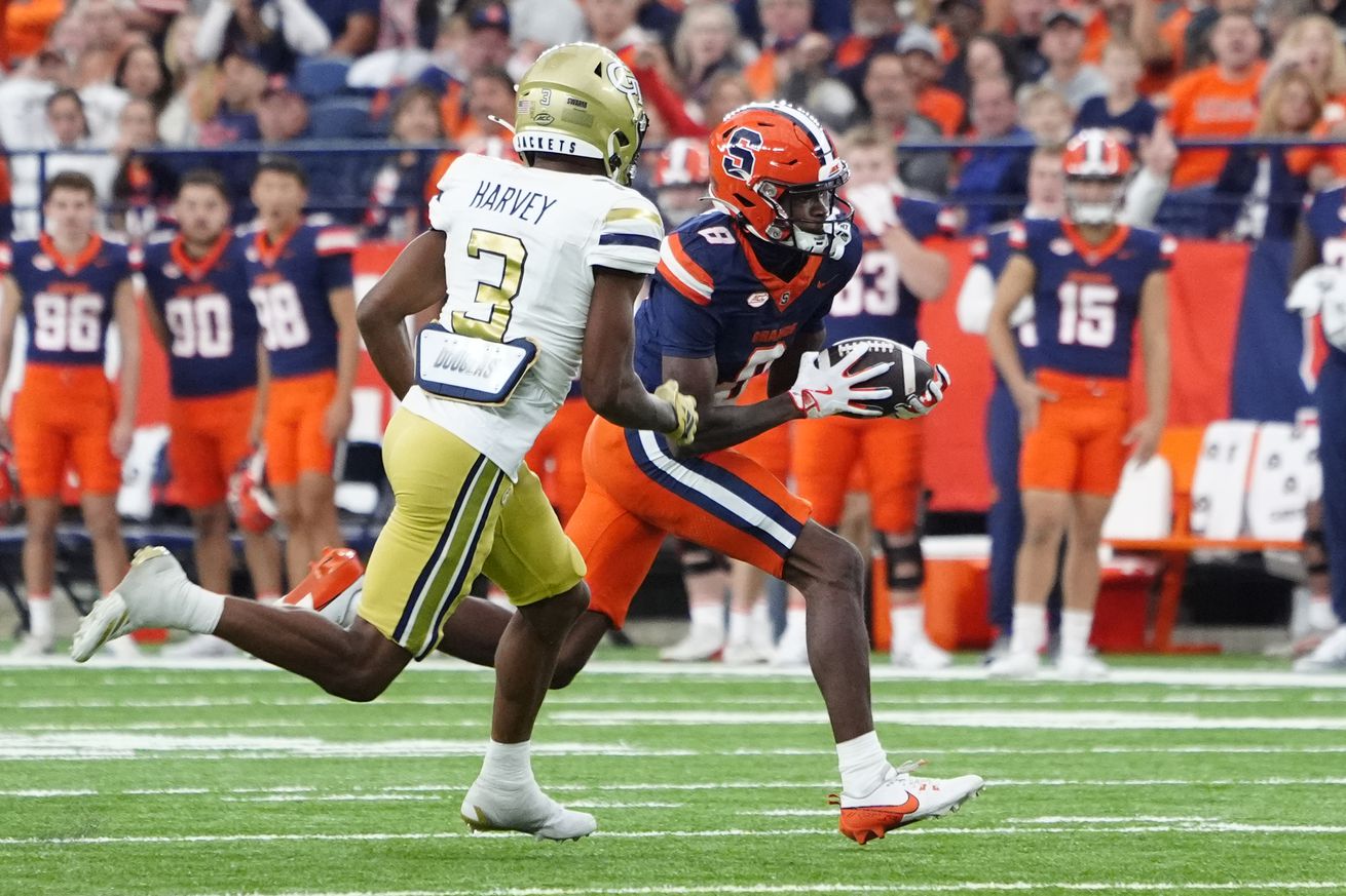 COLLEGE FOOTBALL: SEP 07 Georgia Tech at Syracuse