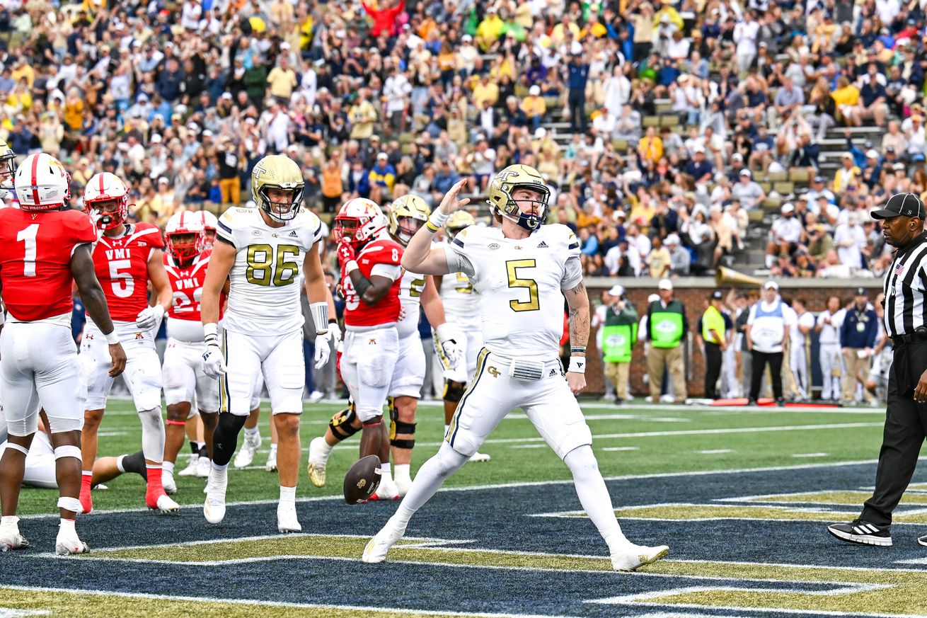 COLLEGE FOOTBALL: SEP 14 VMI at Georgia Tech