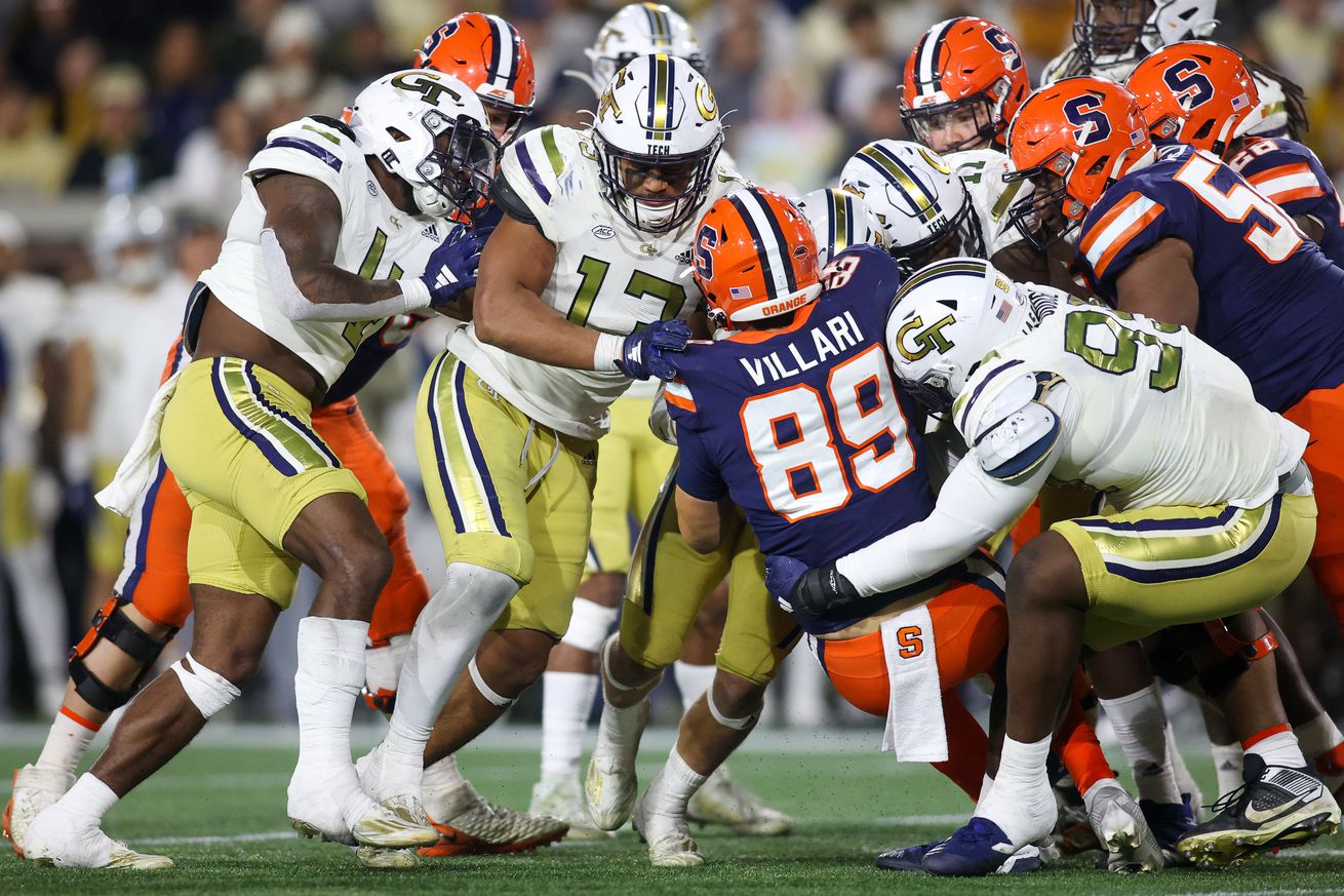 NCAA Football: Syracuse at Georgia Tech