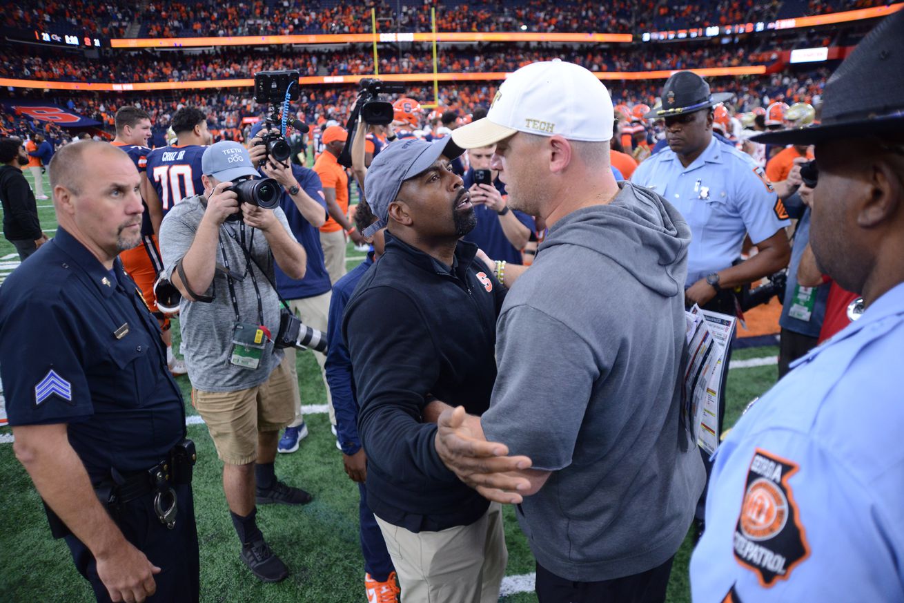 NCAA Football: Georgia Tech at Syracuse