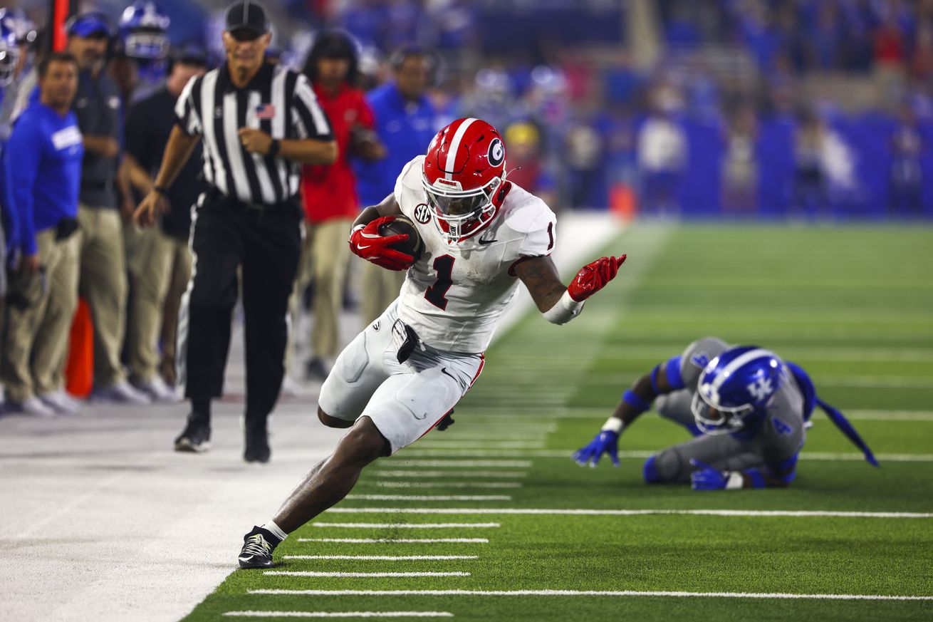 NCAA Football: Georgia at Kentucky