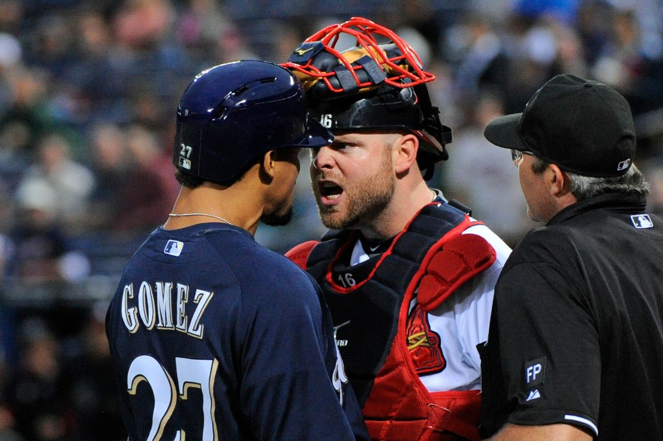 MLB: Milwaukee Brewers at Atlanta Braves