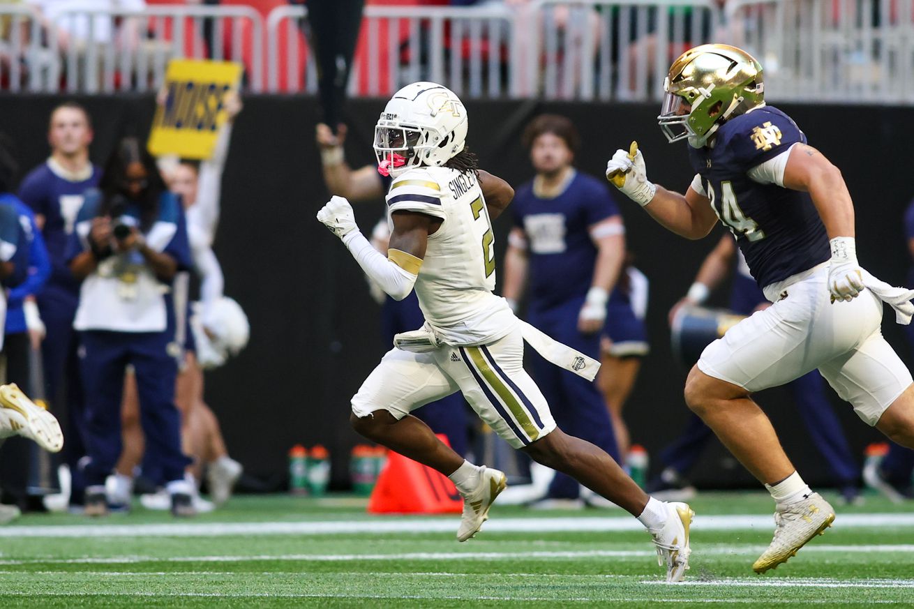 NCAA Football: Notre Dame at Georgia Tech