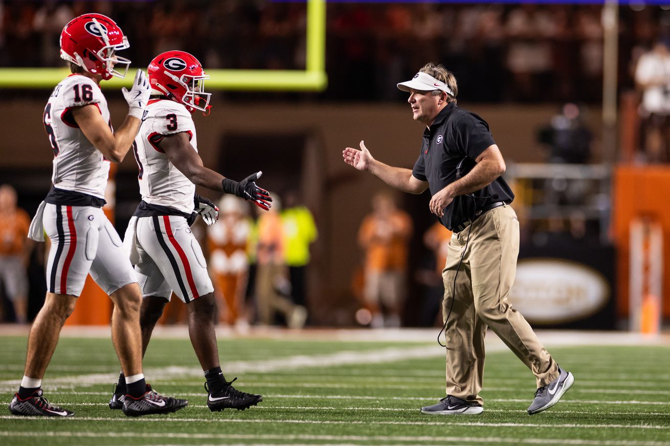 NCAA Football: Georgia at Texas