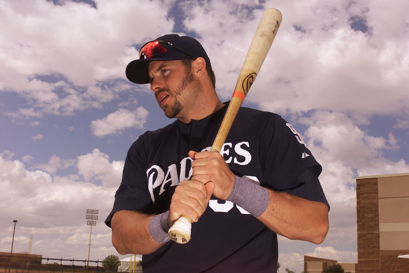 Ryan Klesko, infielder with the San Diego Padres, born in Westminster California. One of four Padre