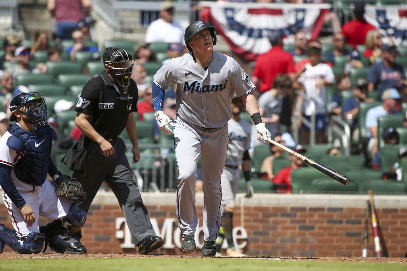 Miami Marlins v Atlanta Braves