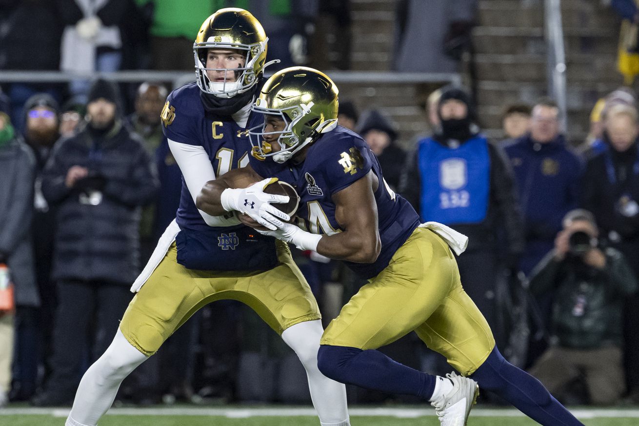 Indiana v Notre Dame - Playoff First Round