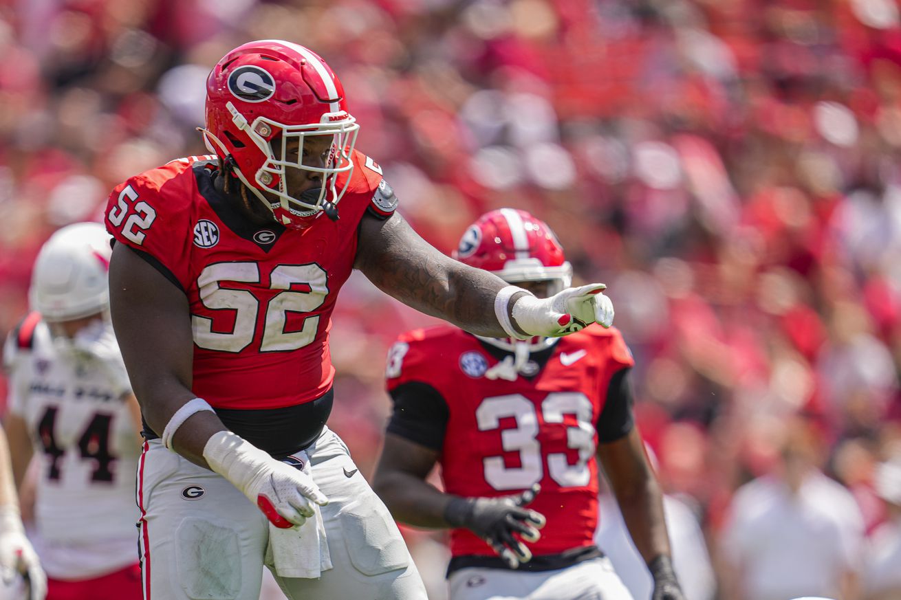 NCAA Football: Ball State at Georgia