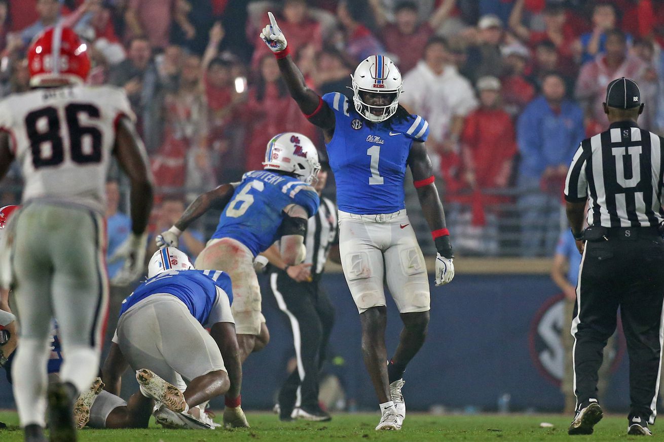 NCAA Football: Georgia at Mississippi