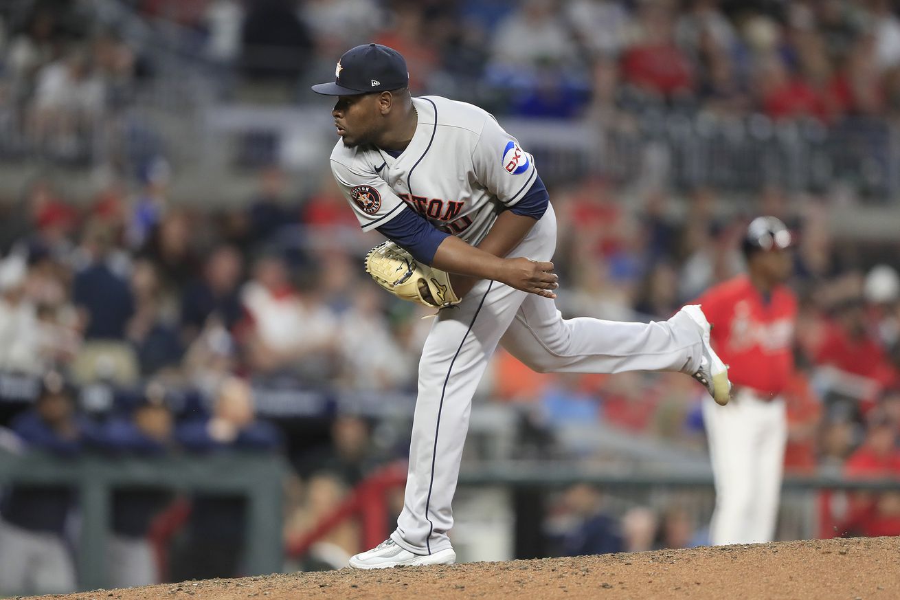 MLB: APR 21 Astros at Braves