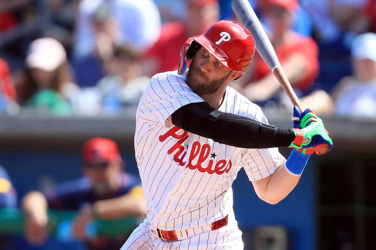 MLB: FEB 28 Spring Training - Braves at Phillies