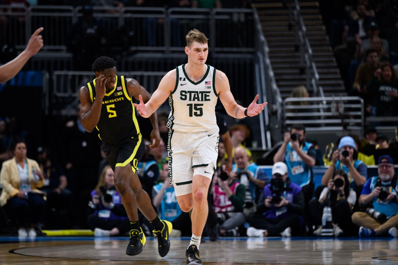 COLLEGE BASKETBALL: MAR 14 Big Ten Tournament Michigan State vs Oregon